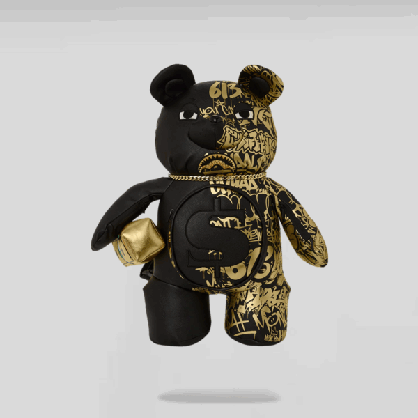 Mochila Sprayground Half Graff Gold Bear