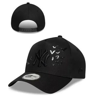 9forty New York Yankees Bats E-frame Snapback Negro