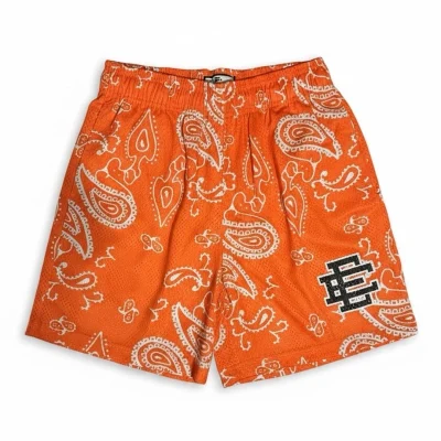 ERIC EMANUEL EE BASIC SHORTS PAISTEY ORANGE