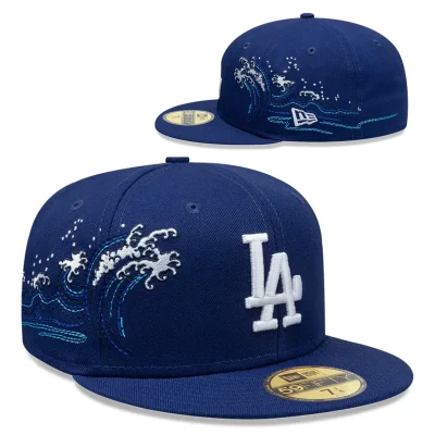 Gorra 59fifty Mlb Los Angeles Dodgers Tonal Wave Dk Blue