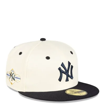 Gorra 59fifty Mlb New York Yankees Wool Visor Beige