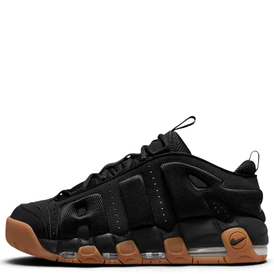 NIKE AIR MORE UPTEMPO LOW--BLACK-MOKA-