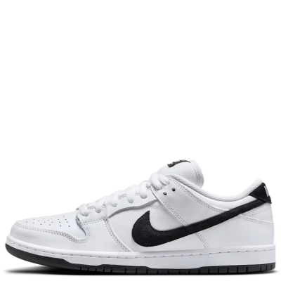 SB NIKE DUNK LOW PRO "WHITE-BLACK"