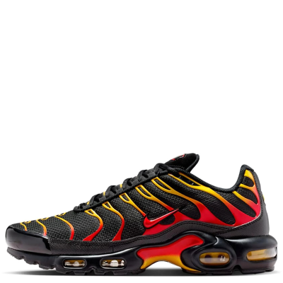 NIKE AIR MAX TN PLUS "BLACK UNIVERSITY GOLD RED"